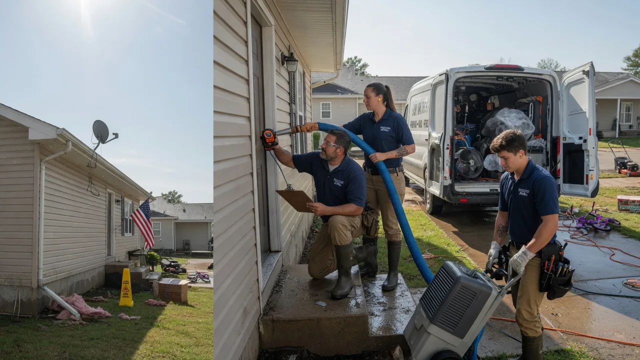 Ceiling Water Damage Restoration in Mortons Gap, KY near me